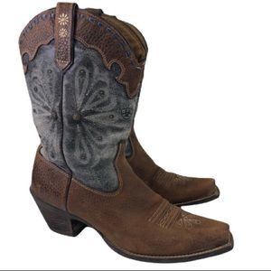 Artiat Blue Daisy Heeled Boot